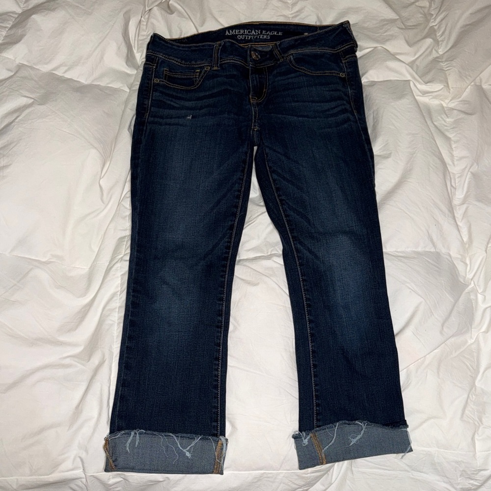 American Eagle Outfitters Women's Deep Indigo Jeans